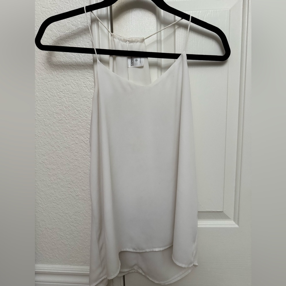 Express Reversible White Women's Camisole Top
